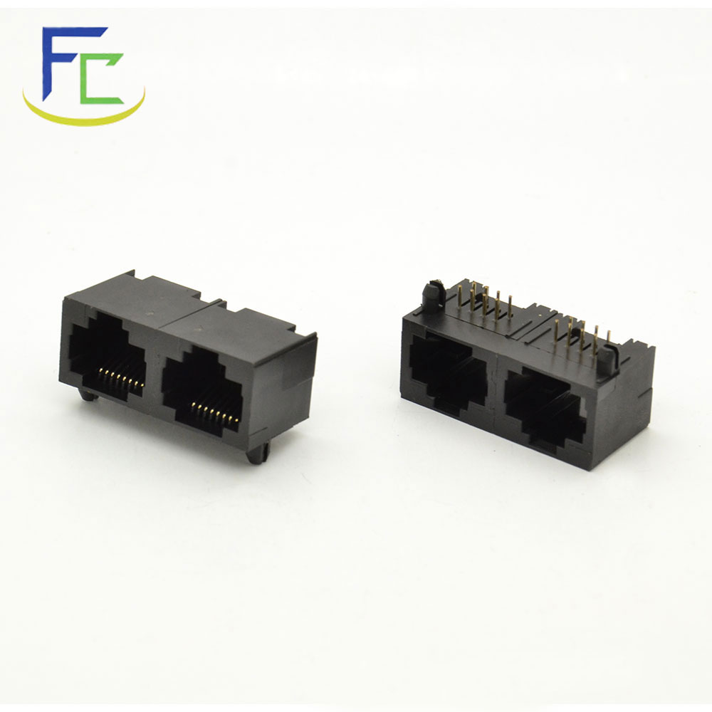 RJ45 1*2全塑